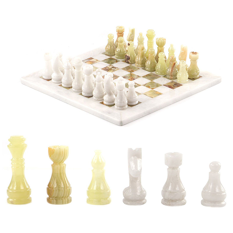 Шахматы настольные из натуральных камней Decorative Thematic Chess Шахматы настольные из натуральных камней Decorative Thematic Chess в Волгограде | Loft Concept