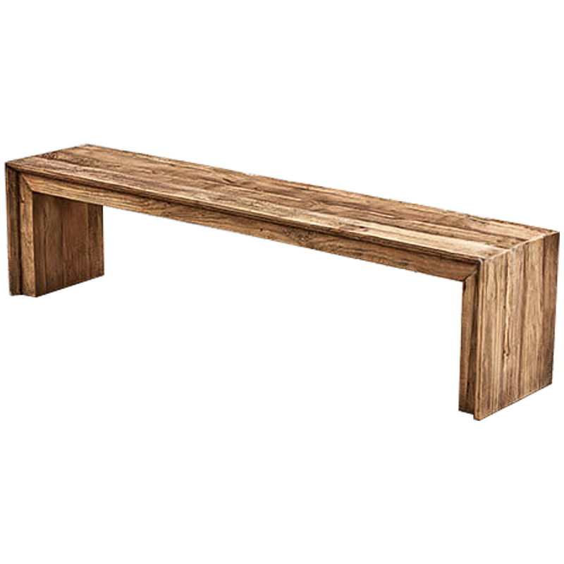Скамья в стиле лофт Cline Wood Bench Древесина в Волгограде | Loft Concept 