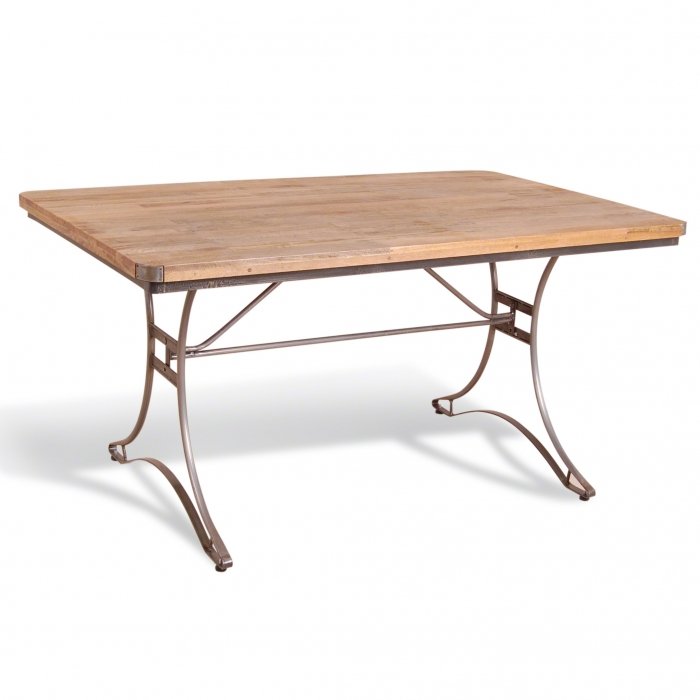 Cтол Industrial Metal Rust Rectangular Table Cтол Industrial Metal Rust Rectangular Table в Волгограде | Loft Concept