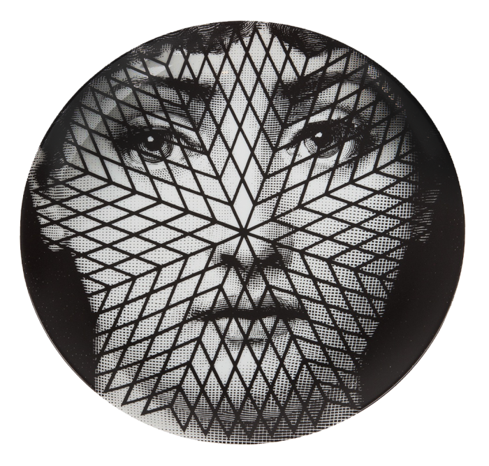 Декоративная тарелка Fornasetti 294 Черный Декоративная тарелка Fornasetti 294 Черный в Волгограде | Loft Concept