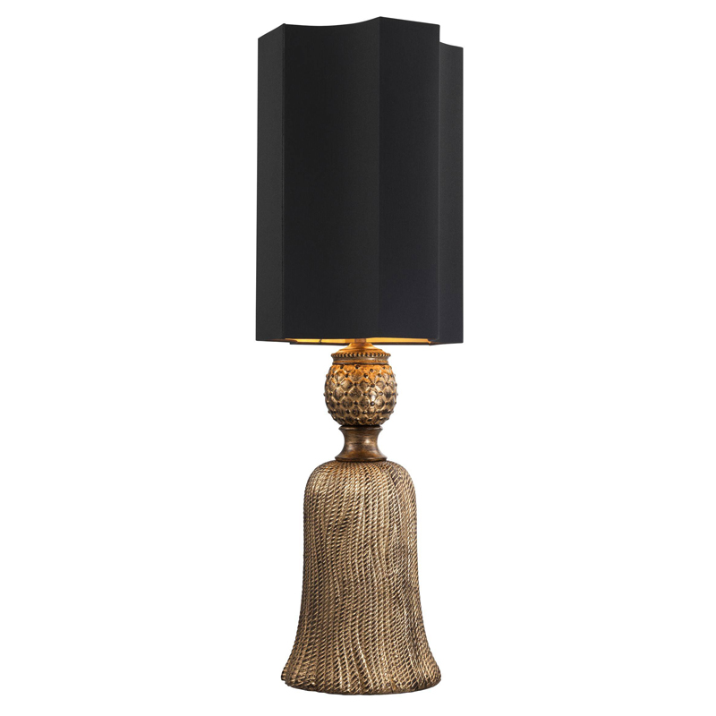 Настольная лампа Eichholtz Table Lamp Fiocchi Винтажное Темное Золото Черный Настольная лампа Eichholtz Table Lamp Fiocchi Винтажное Темное Золото Черный в Волгограде | Loft Concept