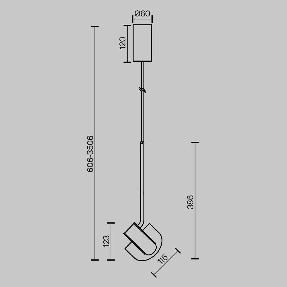 Подвесной светильник в цвете Латунь Levix в Волгограде