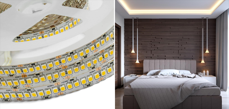 Светодиодная лента 26W/m 240Led/m 2835SMD теплый белый Светодиодная лента 26W/m 240Led/m 2835SMD теплый белый - Loft-Concept в Волгограде