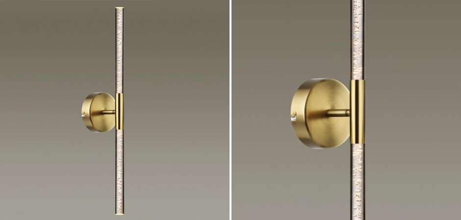 Бра Trumpet tube Two-way Золотое Бра Trumpet tube Two-way Золотое - Loft-Concept в Волгограде