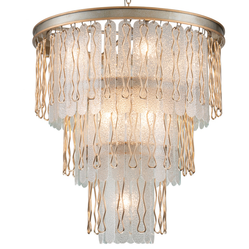 Люстра Abel Chandelier 67 Золотой Серебряный Прозрачный Люстра Abel Chandelier 67 Золотой Серебряный Прозрачный в Волгограде | Loft Concept
