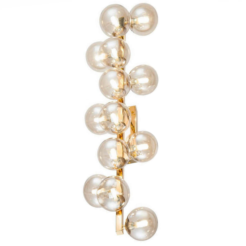 Бра Berries Chandelier Amber 13 Глянцевое золото Янтарь (Amber) Бра Berries Chandelier Amber 13 Глянцевое золото Янтарь (Amber) в Волгограде | Loft Concept
