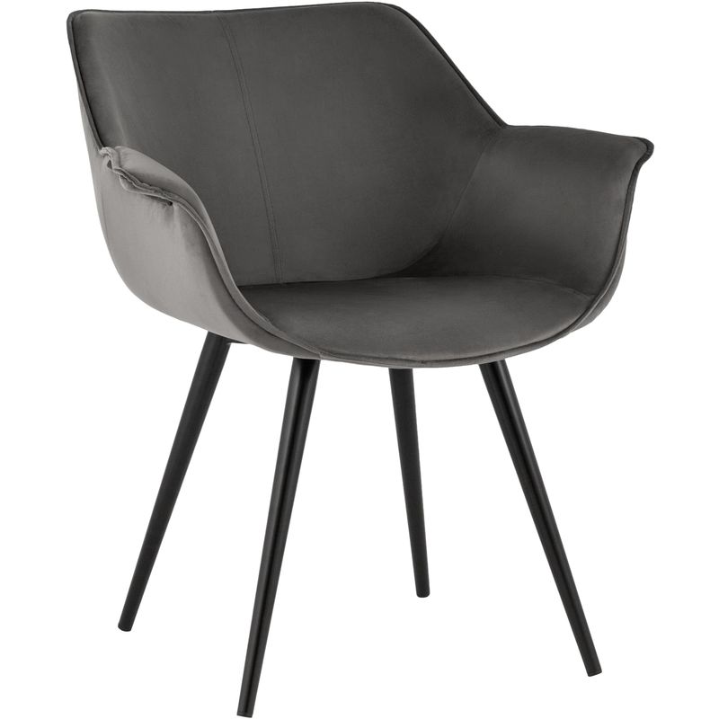 Стул Mason chair Темно-Серый велюр Серый Черный Стул Mason chair Темно-Серый велюр Серый Черный в Волгограде | Loft Concept