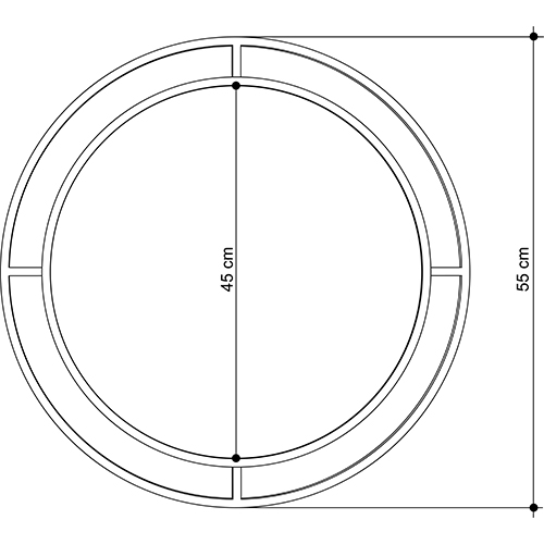 Настенное зеркало круглой формы в черной металлической раме BUBBLE MIRROR BLACK Настенное зеркало круглой формы в черной металлической раме BUBBLE MIRROR BLACK в Волгограде