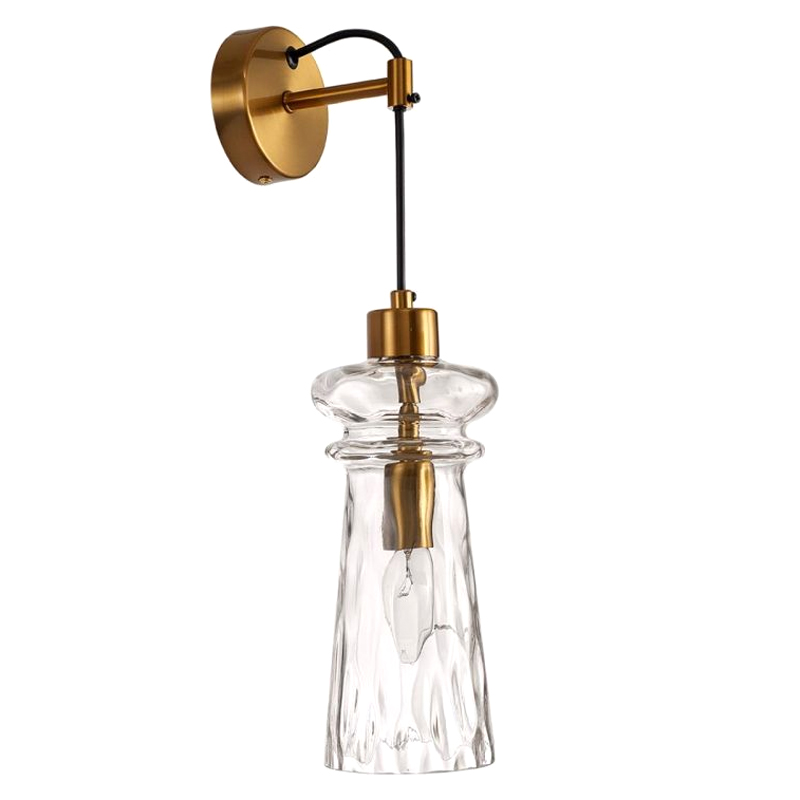 Бра Old Lantern Бронза Прозрачный Бра Old Lantern Бронза Прозрачный в Волгограде | Loft Concept