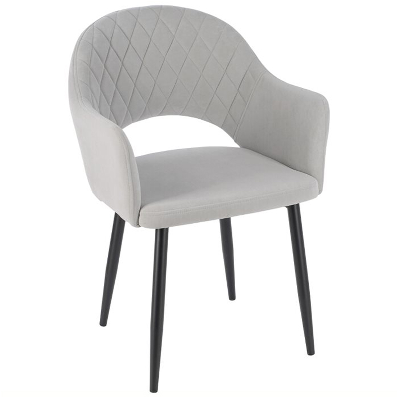 Стул Giotto Chair Светло-серый Черный Стул Giotto Chair Светло-серый Черный в Волгограде | Loft Concept