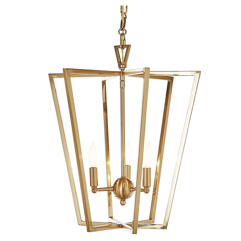 Люстра Fabiole Gold Cage Chandelier Золотой Люстра Fabiole Gold Cage Chandelier Золотой в Волгограде | Loft Concept
