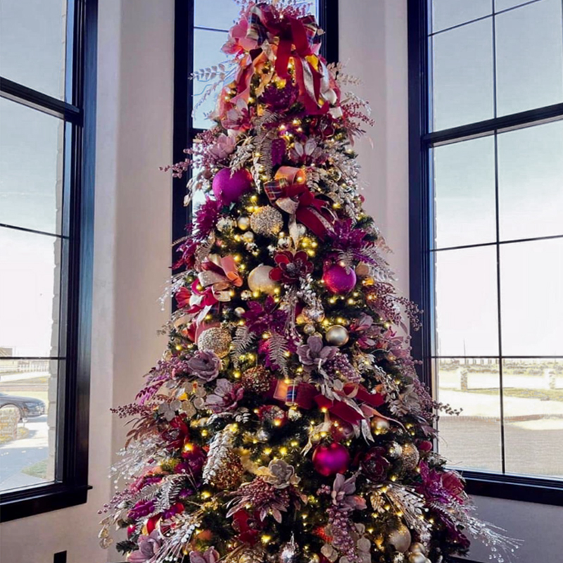 Дизайнерская Елка Премиум украшенная Лиловым Декором Christmas Tree Lilac Premium Лиловый Серебряный Дизайнерская Елка Премиум украшенная Лиловым Декором Christmas Tree Lilac Premium Лиловый Серебряный в Волгограде | Loft Concept