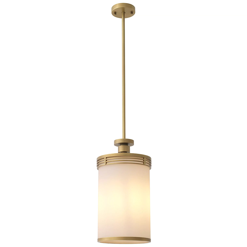 Подвесной светильник Eichholtz Pendant Fayence Латунь Белый Подвесной светильник Eichholtz Pendant Fayence Латунь Белый в Волгограде | Loft Concept