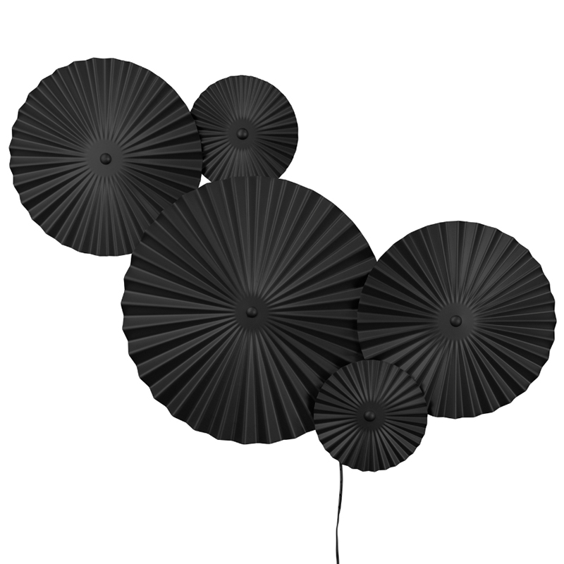 Wall lamp Omega BLACK Черный Wall lamp Omega BLACK Черный в Волгограде | Loft Concept