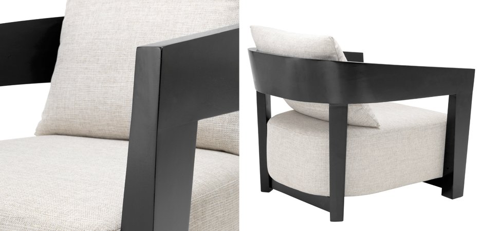 Кресло Eichholtz Chair Rubautelli Black Кресло Eichholtz Chair Rubautelli Black - Loft-Concept в Волгограде