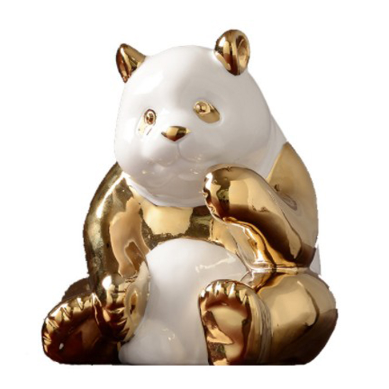 Декор Panda I Золотой Белый Декор Panda I Золотой Белый в Волгограде | Loft Concept