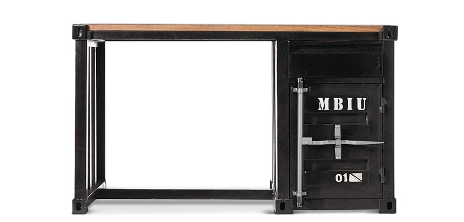 Письменный стол Metal & Oak Sea Container Desk Письменный стол Metal & Oak Sea Container Desk - Loft-Concept в Волгограде