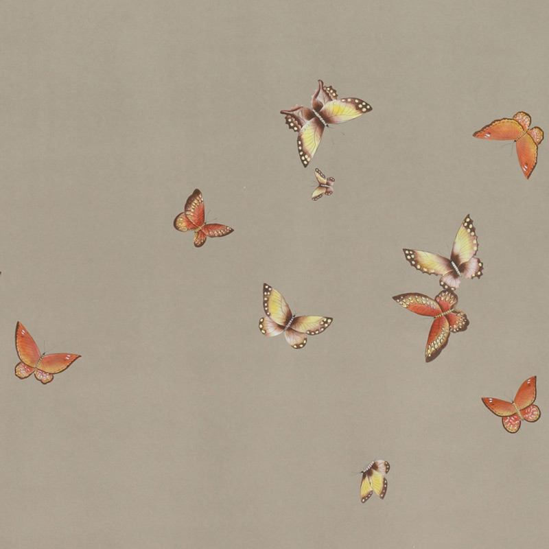 Обои ручная роспись Butterflies Echo on dyed paper Обои ручная роспись Butterflies Echo on dyed paper в Волгограде | Loft Concept