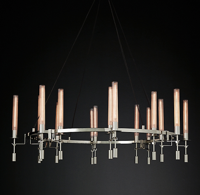 Люстра Restoration Hardware Fontanelle Chandelier nickel Никель Прозрачный Люстра Restoration Hardware Fontanelle Chandelier nickel Никель Прозрачный в Волгограде | Loft Concept