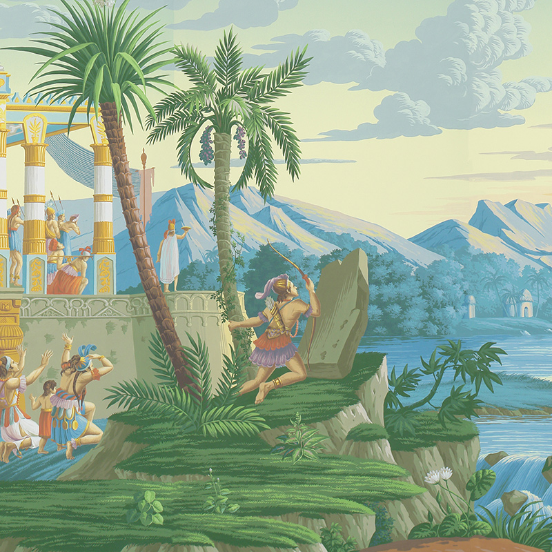 Обои ручная роспись The Incas Special Colourway on scenic paper  в Волгограде | Loft Concept 