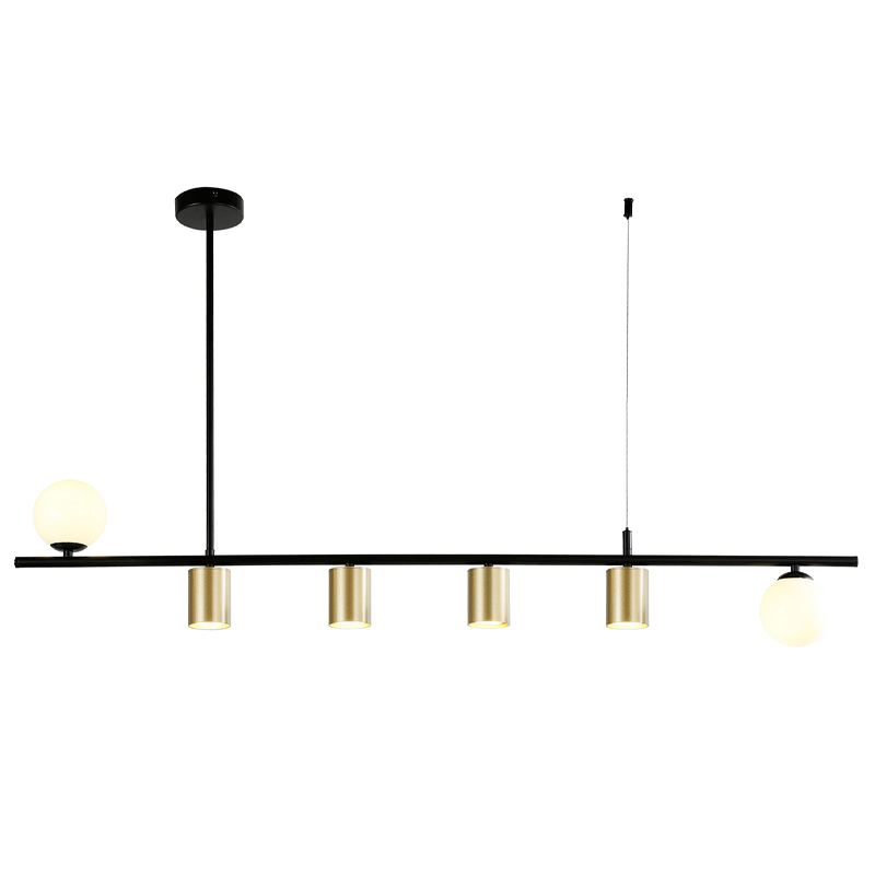 Люстра TRIBES CHANDELIER 2 вида плафонов Белый Золотой Черный в Волгограде | Loft Concept 