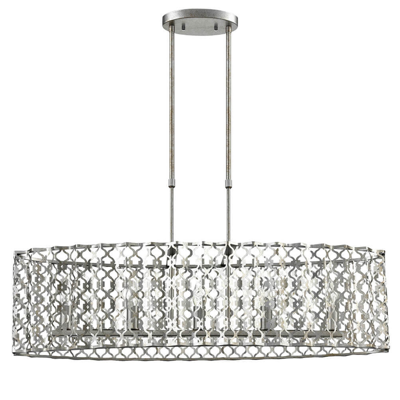 Люстра Arabesque Quatrefoil Drum Шампань Винтаж Люстра Arabesque Quatrefoil Drum Шампань Винтаж в Волгограде | Loft Concept