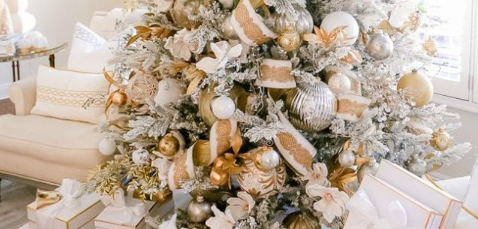 Дизайнерская Елка Премиум с Золотым Декором Christmas Tree Golden Tale Дизайнерская Елка Премиум с Золотым Декором Christmas Tree Golden Tale - Loft-Concept в Волгограде