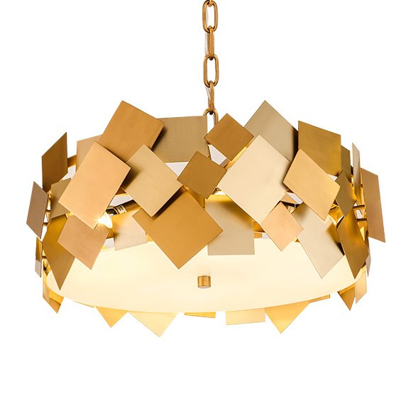 Люстра Gold Plate Chandelier 4 Люстра Gold Plate Chandelier 4 в Волгограде | Loft Concept