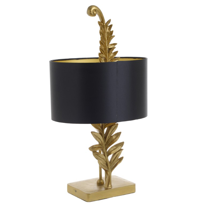 Настольная лампа Tropical Gold Leaf Черный Золотой Настольная лампа Tropical Gold Leaf Черный Золотой в Волгограде | Loft Concept