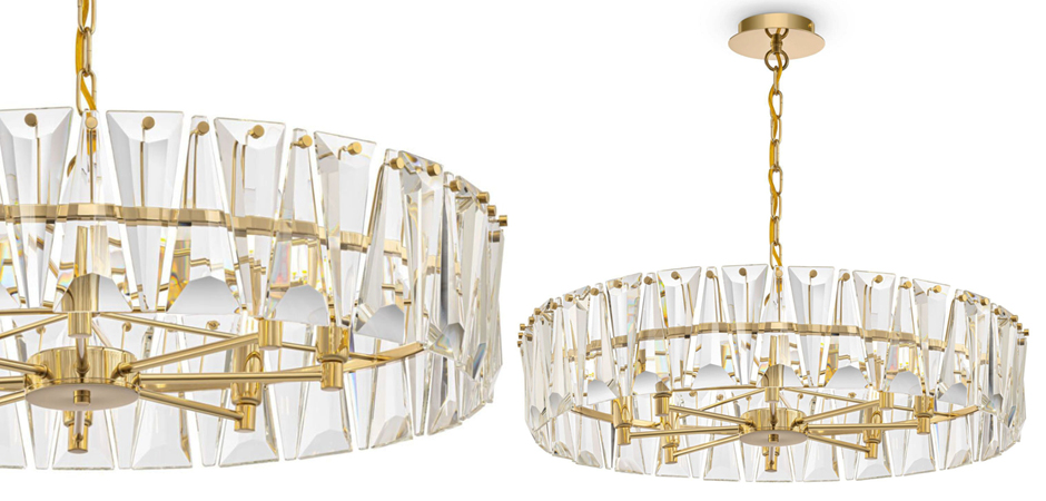 Люстра Ruby Crystal Chandelier Gold 75 Люстра Ruby Crystal Chandelier Gold 75 - Loft-Concept в Волгограде