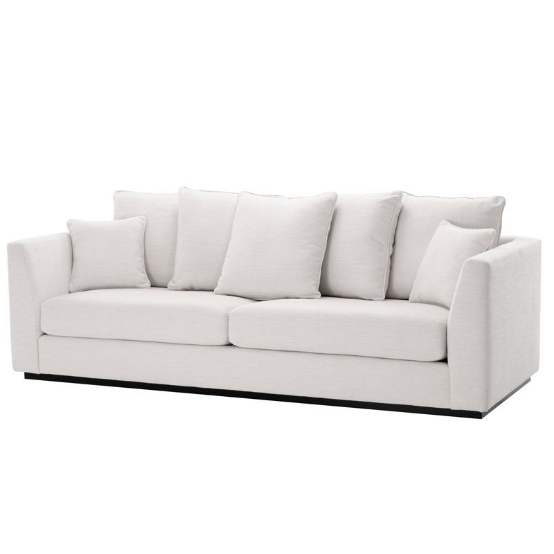 Диван Eichholtz Sofa Taylor white Белый Черный Диван Eichholtz Sofa Taylor white Белый Черный в Волгограде | Loft Concept