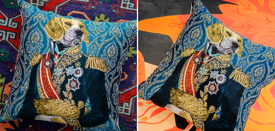 Декоративная подушка Emperor Dog Декоративная подушка Emperor Dog - Loft-Concept в Волгограде