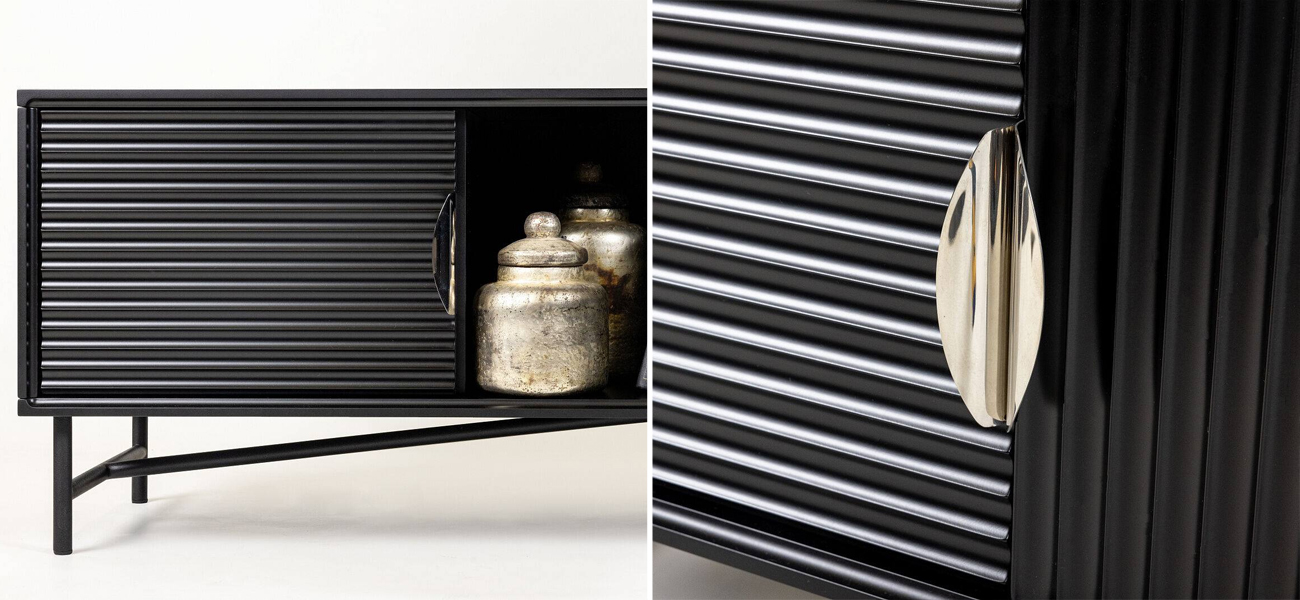 ТВ-тумба Antique Order Черная  - фото