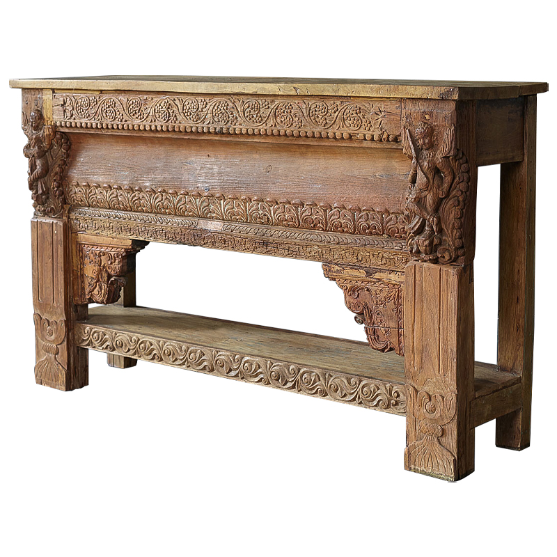 Консоль Sathwik Console Древесина Консоль Sathwik Console Древесина в Волгограде | Loft Concept