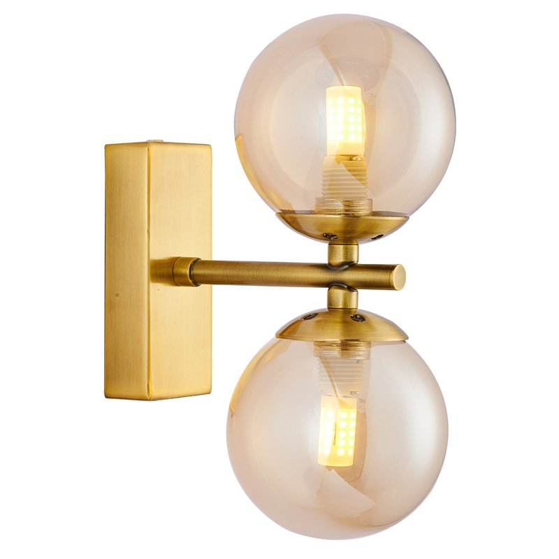 Бра Berries Sconce amber Латунь Янтарь (Amber) Бра Berries Sconce amber Латунь Янтарь (Amber) в Волгограде | Loft Concept