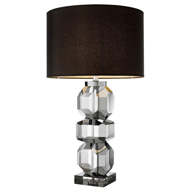 Настольная лампа Eichholtz Table Lamp Mornington Стекло Смок Черный Настольная лампа Eichholtz Table Lamp Mornington Стекло Смок Черный в Волгограде | Loft Concept