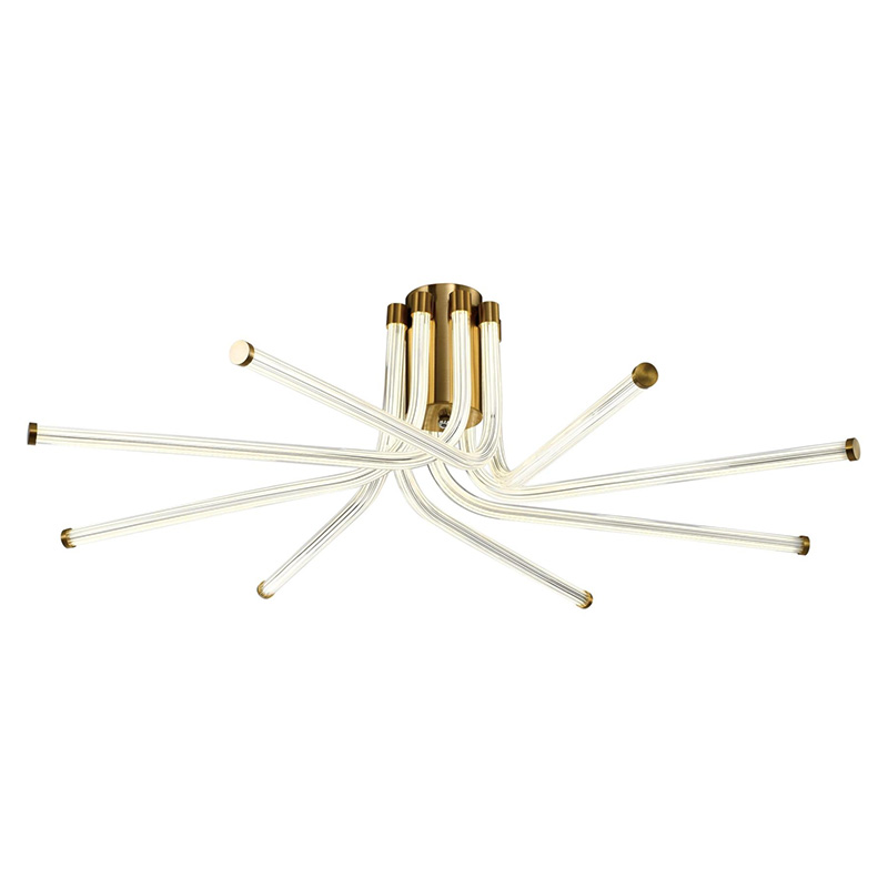 Потолочный светильник светодиодный из стали Trumpet Tube Bronze Бронза Потолочный светильник светодиодный из стали Trumpet Tube Bronze Бронза в Волгограде | Loft Concept
