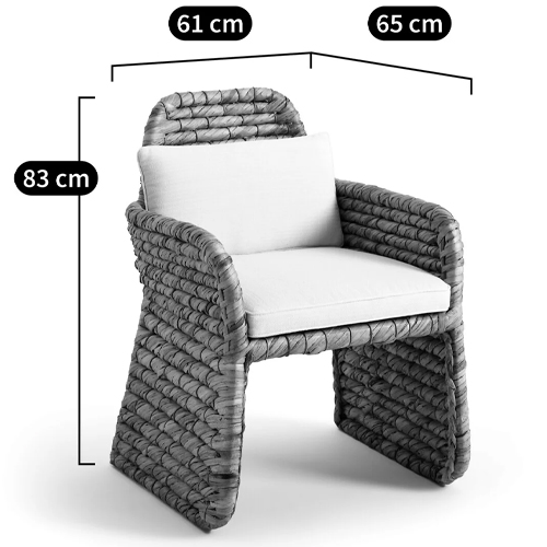 Плетеное кресло Madge Wicker Armchair Плетеное кресло Madge Wicker Armchair в Волгограде