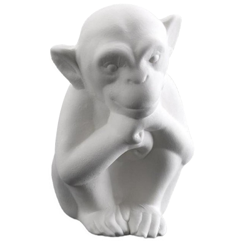 Статуэтка Abhika Monkey Bisc. Белый Статуэтка Abhika Monkey Bisc. Белый в Волгограде | Loft Concept