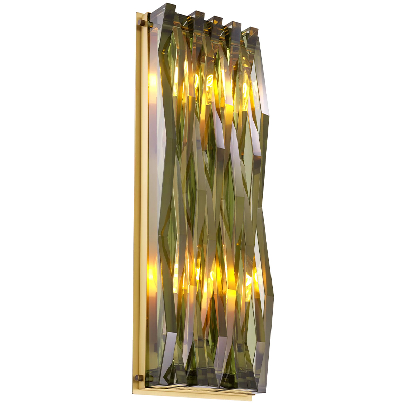 Бра Eichholtz Wall Lamp Nuvola L Green Латунь Зеленый смок Стекло Смок Бра Eichholtz Wall Lamp Nuvola L Green Латунь Зеленый смок Стекло Смок в Волгограде | Loft Concept