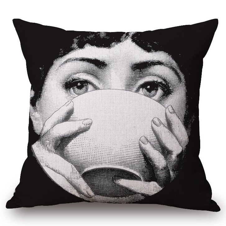 Декоративная подушка Fornasetti 009 Декоративная подушка Fornasetti 009 в Волгограде | Loft Concept