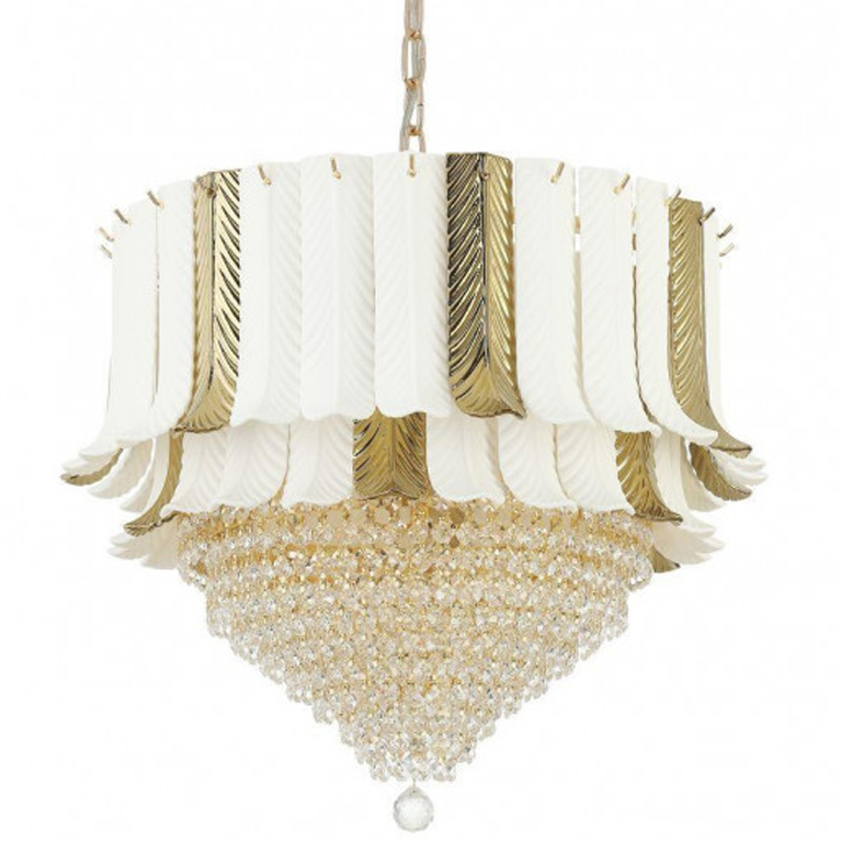 Люстра Aronson Chandelier 55 Прозрачный Золотой Люстра Aronson Chandelier 55 Прозрачный Золотой в Волгограде | Loft Concept
