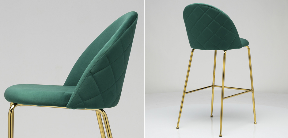 Барный стул Vendramin Bar Stool green Барный стул Vendramin Bar Stool green - Loft-Concept в Волгограде