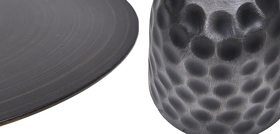 Приставной стол Cluster Surface Dark Nickel Side Table Приставной стол Cluster Surface Dark Nickel Side Table - Loft-Concept в Волгограде