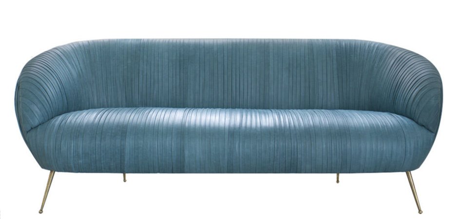 Софа Kelly Wearstler Souffle Settee Leather Софа Kelly Wearstler Souffle Settee Leather - Loft-Concept в Волгограде