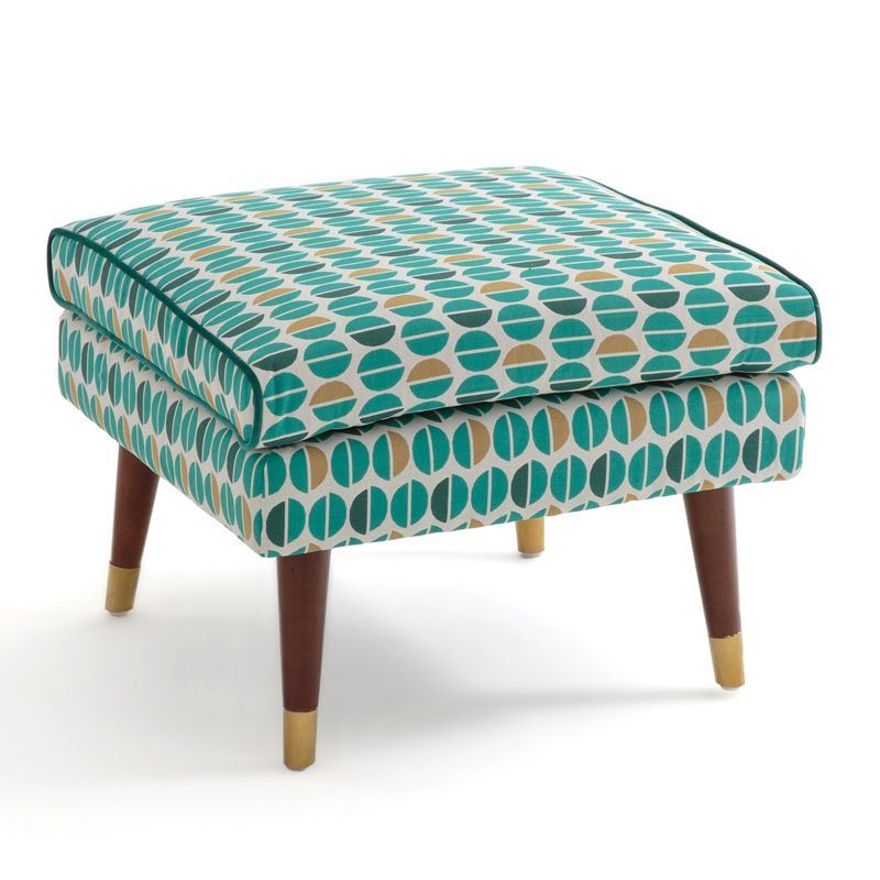 Пуф Classic Furniture синий белый желтый Синий Белый Желтый в Волгограде | Loft Concept 