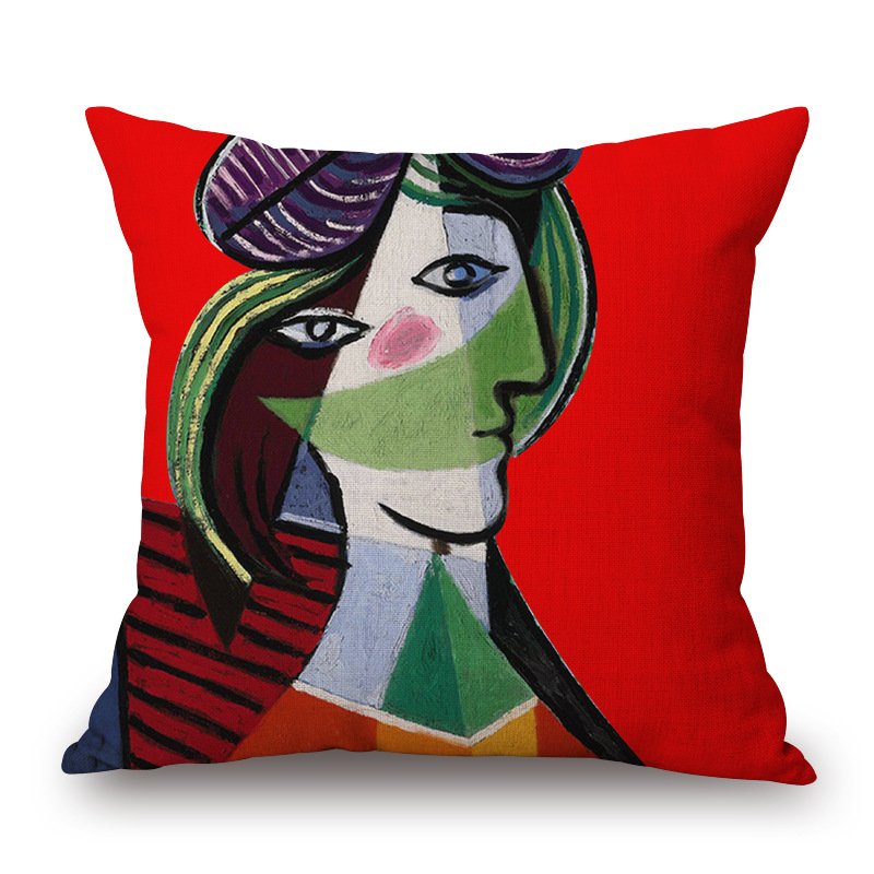 Декоративная подушка Picasso 1 Красный Декоративная подушка Picasso 1 Красный в Волгограде | Loft Concept
