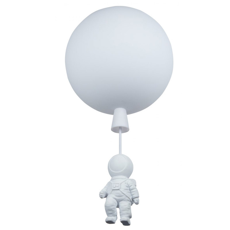 Потолочный светильник Cosmonaut white ball Белый Потолочный светильник Cosmonaut white ball Белый в Волгограде | Loft Concept