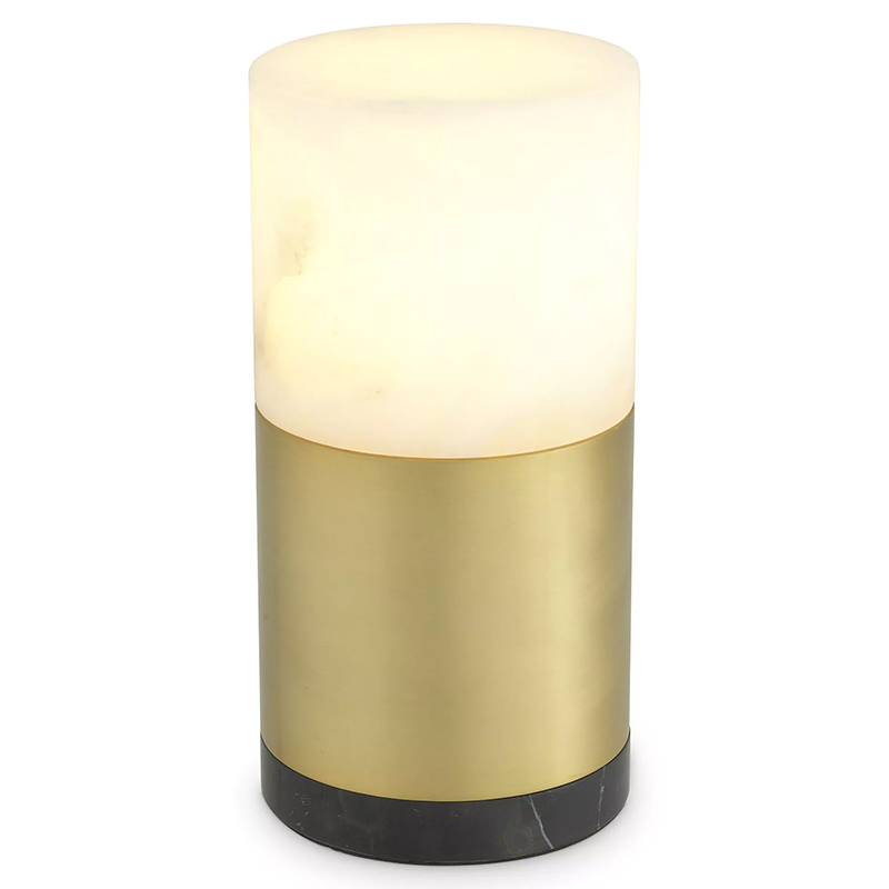 Настольная лампа Eichholtz Table Lamp McLean 15 cm Белый Мрамор Bianco Латунь Черный Мрамор Nero Настольная лампа Eichholtz Table Lamp McLean 15 cm Белый Мрамор Bianco Латунь Черный Мрамор Nero в Волгограде | Loft Concept