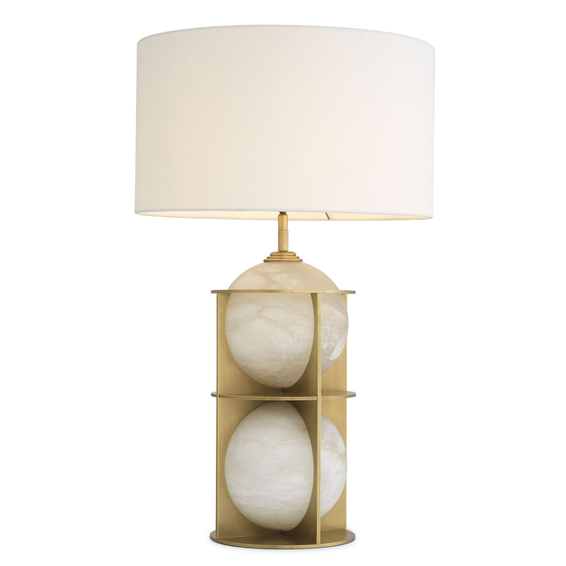 Настольная лампа Eichholtz Table Lamp Eternity Латунь Античная полированная Кремовый Настольная лампа Eichholtz Table Lamp Eternity Латунь Античная полированная Кремовый в Волгограде | Loft Concept